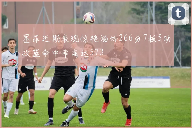 墨菲近期表现惊艳场均266分7板5助投篮命中率高达573